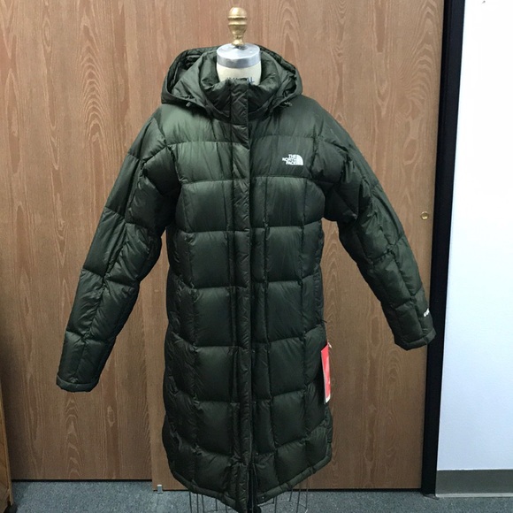 north face metropolis parka green